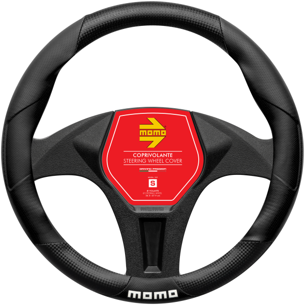 MOMO Universal Car Steering Wheel Cover - Tuning - Black - S